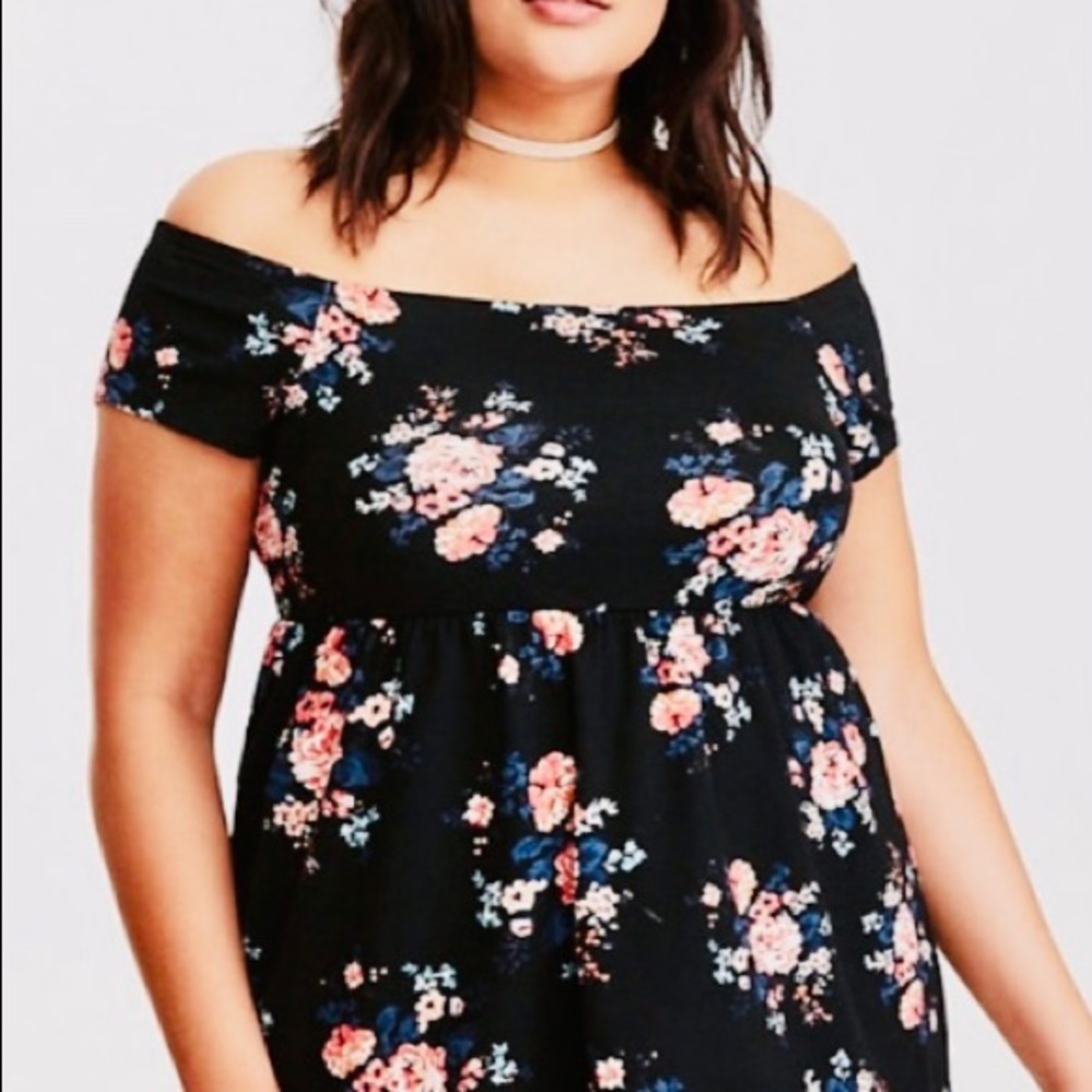 Torrid babydoll tops sz 1